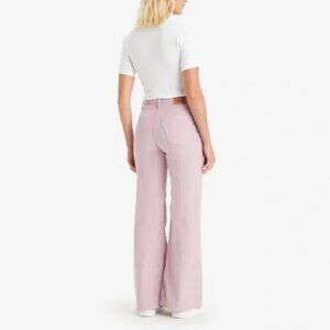 LEVI'S RIBCAGE BELL SIZE 32 X 32 Flare Leg Beautiful Soft Pink Corduroy